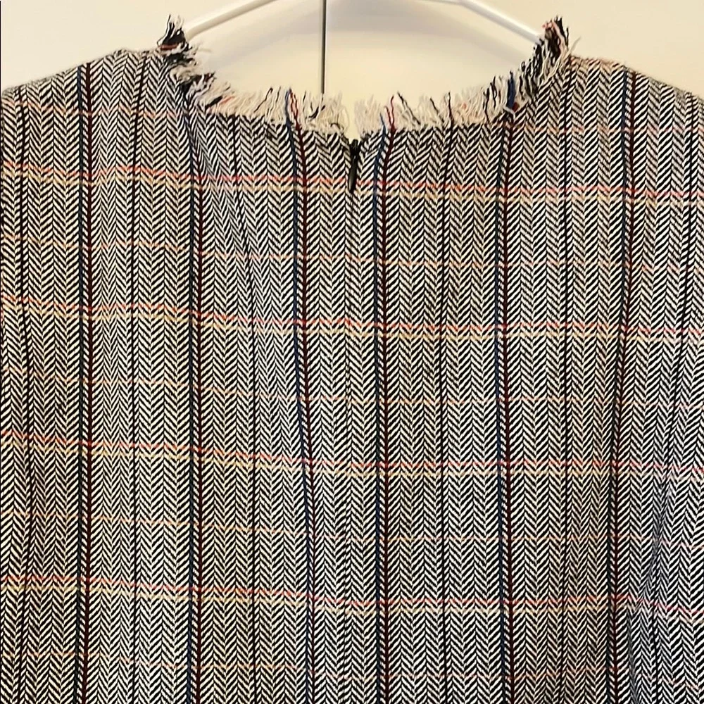 THML herringbone tweed fringe top. Size S. - Picture 11 of 16